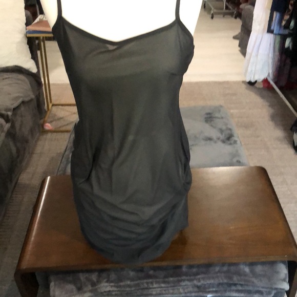 Etcetera short sleeve sweater dress w/ black slip - Picture 4 of 5